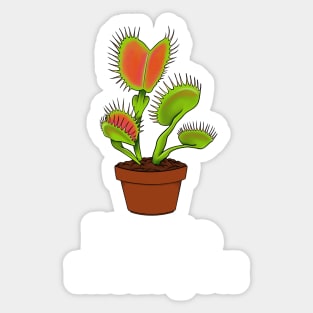 Nice to meat you Carnivorous Plant Gift Venus Fly Trap Sticker